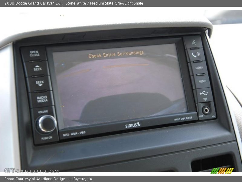 Stone White / Medium Slate Gray/Light Shale 2008 Dodge Grand Caravan SXT