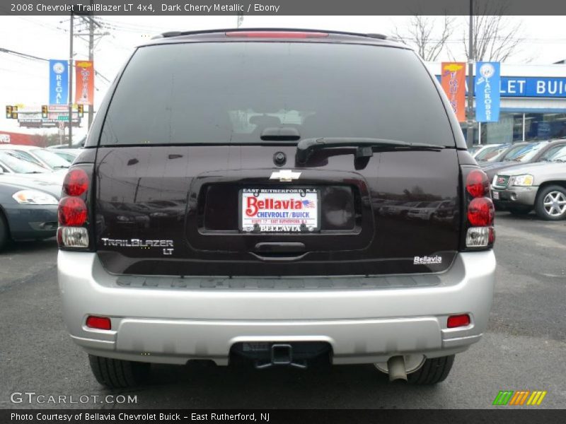 Dark Cherry Metallic / Ebony 2008 Chevrolet TrailBlazer LT 4x4