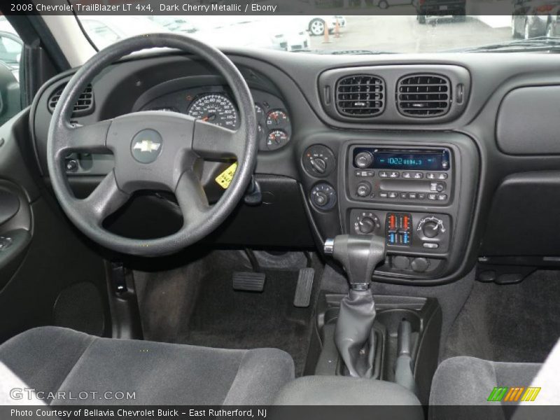 Dark Cherry Metallic / Ebony 2008 Chevrolet TrailBlazer LT 4x4