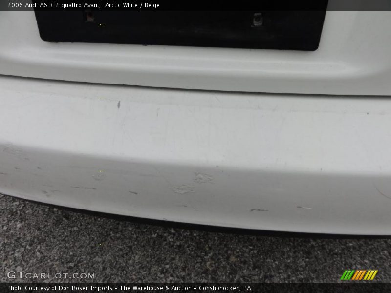 Arctic White / Beige 2006 Audi A6 3.2 quattro Avant