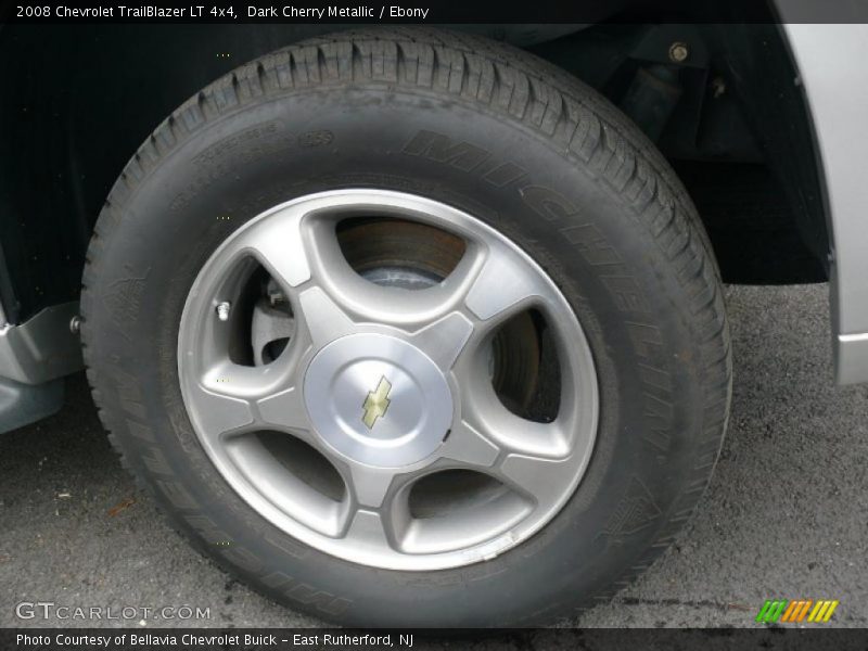 Dark Cherry Metallic / Ebony 2008 Chevrolet TrailBlazer LT 4x4