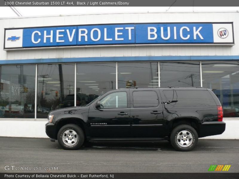 Black / Light Cashmere/Ebony 2008 Chevrolet Suburban 1500 LT 4x4