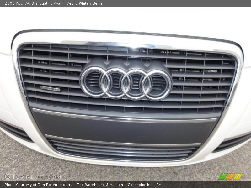 Arctic White / Beige 2006 Audi A6 3.2 quattro Avant