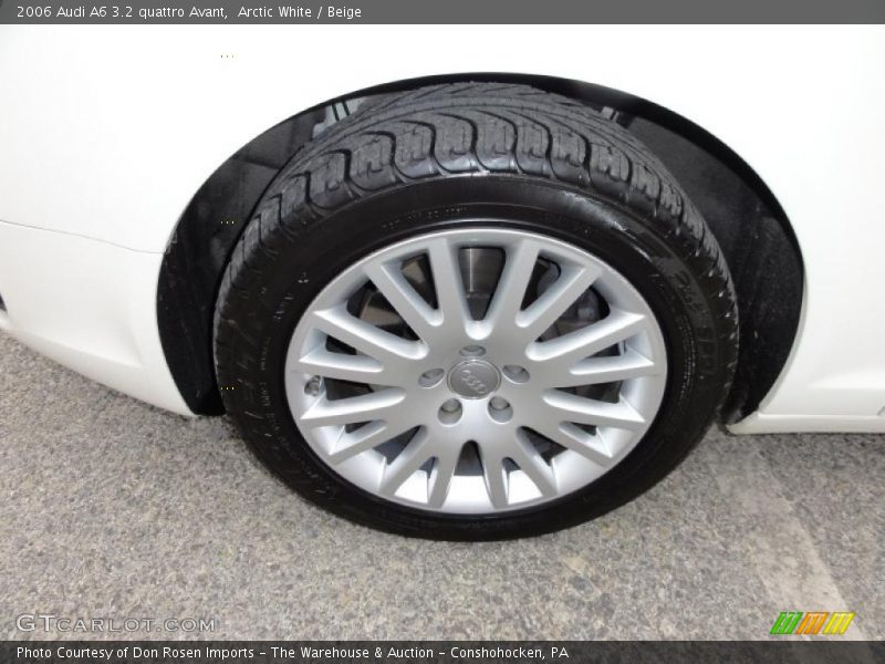Arctic White / Beige 2006 Audi A6 3.2 quattro Avant