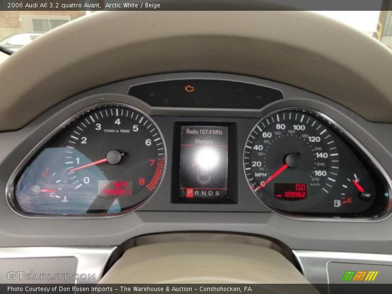  2006 A6 3.2 quattro Avant 3.2 quattro Avant Gauges