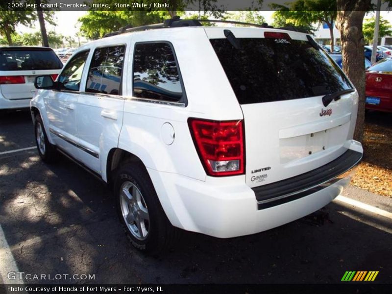 Stone White / Khaki 2006 Jeep Grand Cherokee Limited
