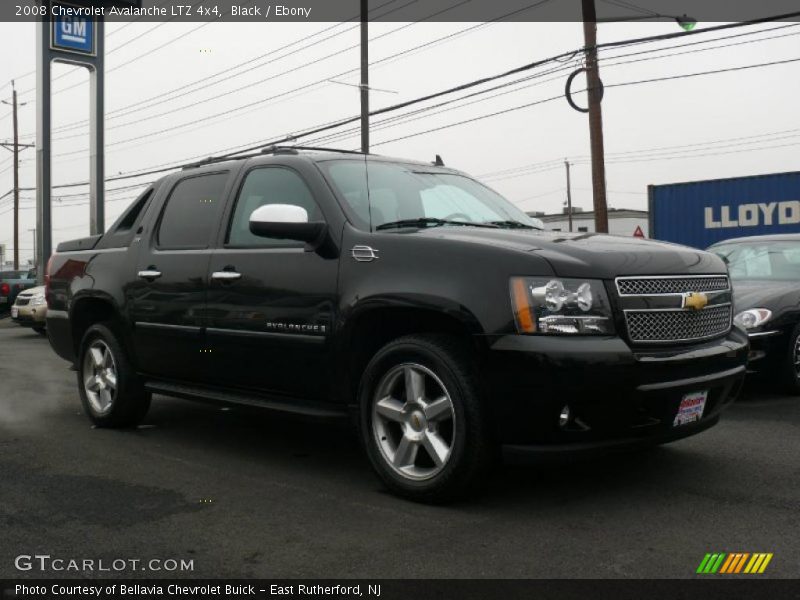 Black / Ebony 2008 Chevrolet Avalanche LTZ 4x4