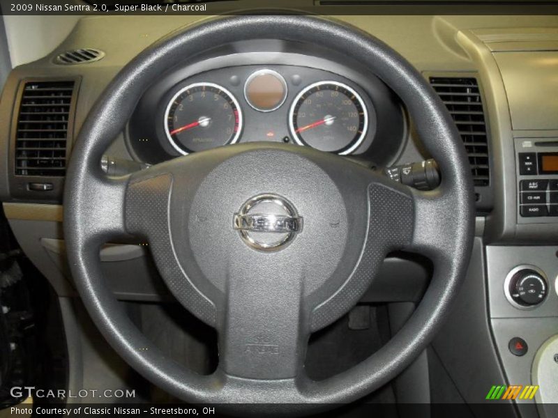 Super Black / Charcoal 2009 Nissan Sentra 2.0