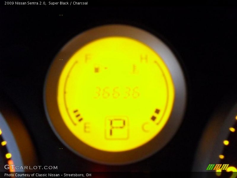 Super Black / Charcoal 2009 Nissan Sentra 2.0