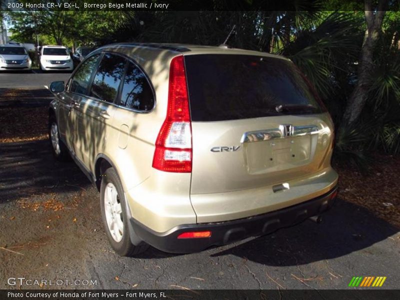 Borrego Beige Metallic / Ivory 2009 Honda CR-V EX-L