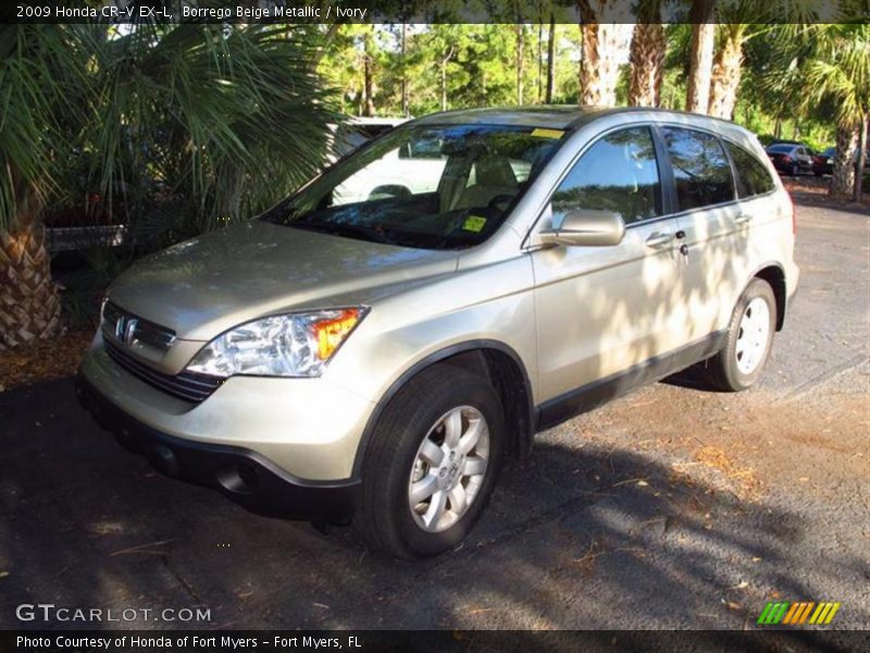 Borrego Beige Metallic / Ivory 2009 Honda CR-V EX-L