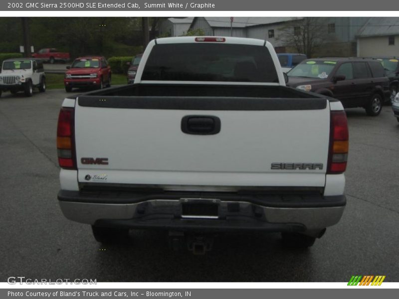 Summit White / Graphite 2002 GMC Sierra 2500HD SLE Extended Cab