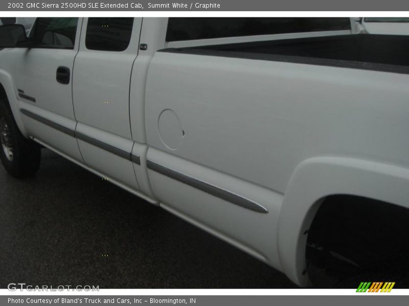 Summit White / Graphite 2002 GMC Sierra 2500HD SLE Extended Cab