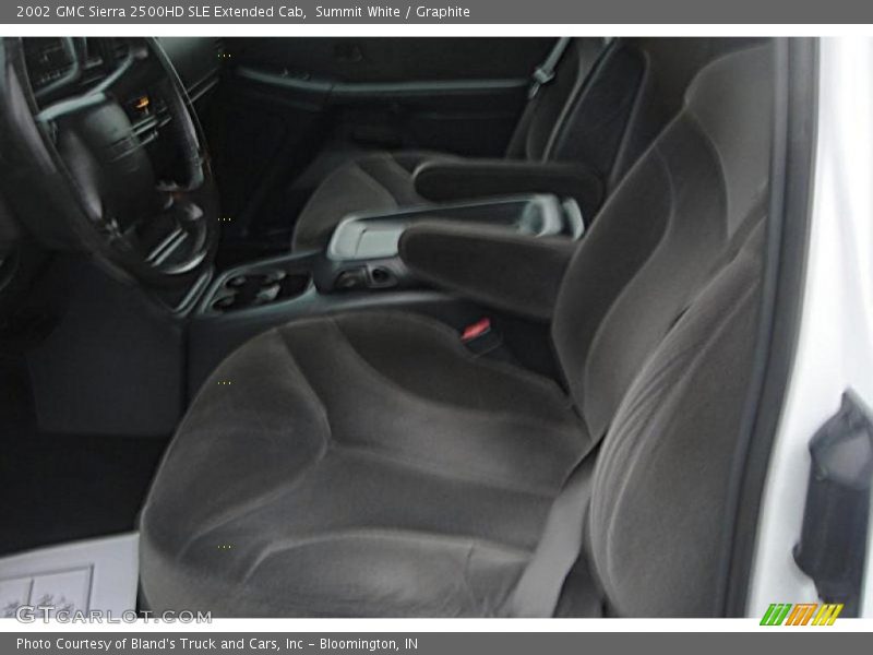 Summit White / Graphite 2002 GMC Sierra 2500HD SLE Extended Cab