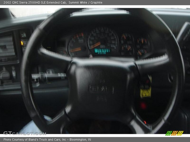 Summit White / Graphite 2002 GMC Sierra 2500HD SLE Extended Cab