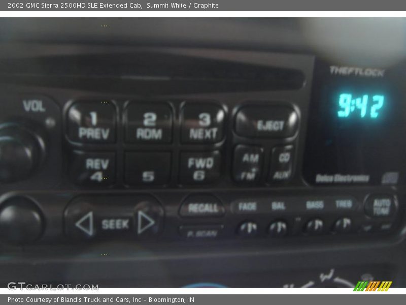 Summit White / Graphite 2002 GMC Sierra 2500HD SLE Extended Cab