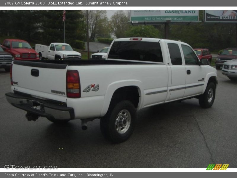 Summit White / Graphite 2002 GMC Sierra 2500HD SLE Extended Cab