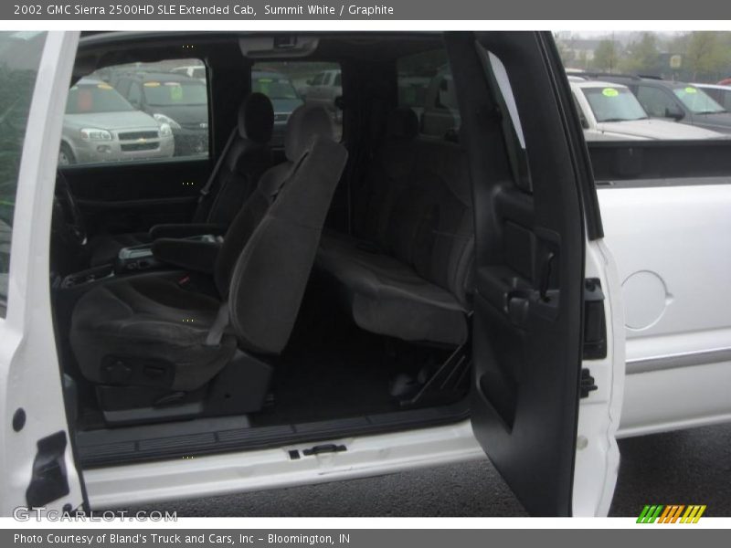Summit White / Graphite 2002 GMC Sierra 2500HD SLE Extended Cab