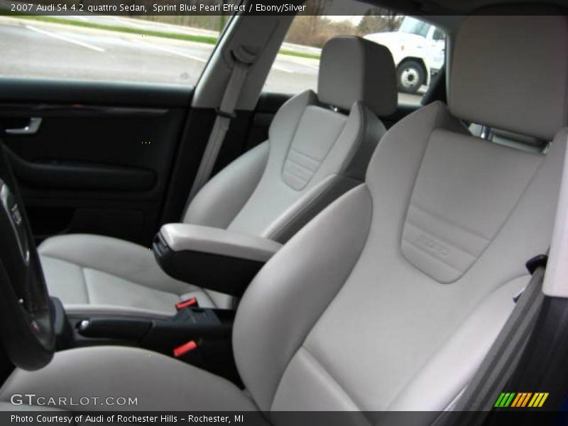  2007 S4 4.2 quattro Sedan Ebony/Silver Interior