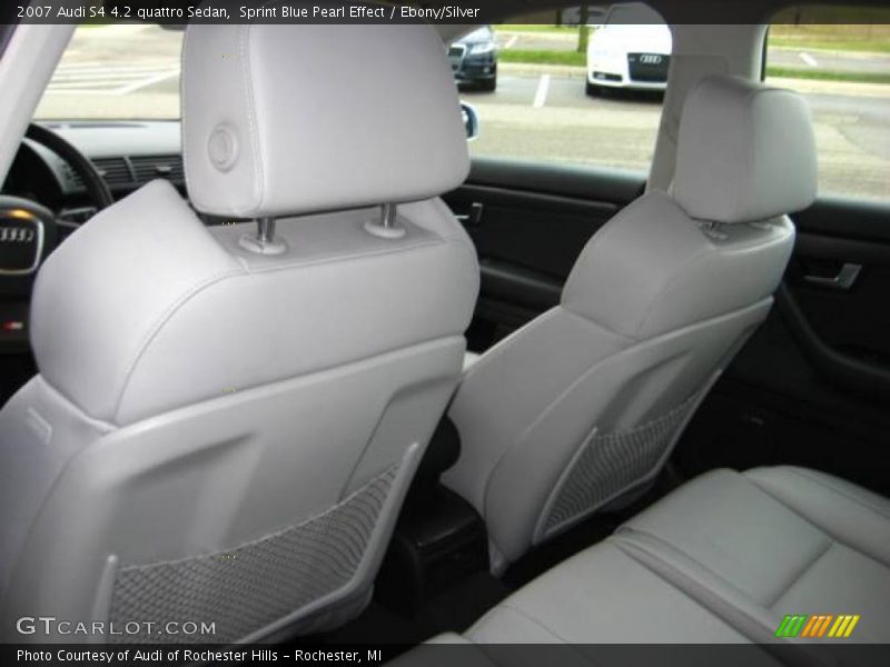  2007 S4 4.2 quattro Sedan Ebony/Silver Interior