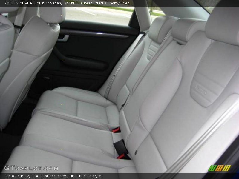  2007 S4 4.2 quattro Sedan Ebony/Silver Interior