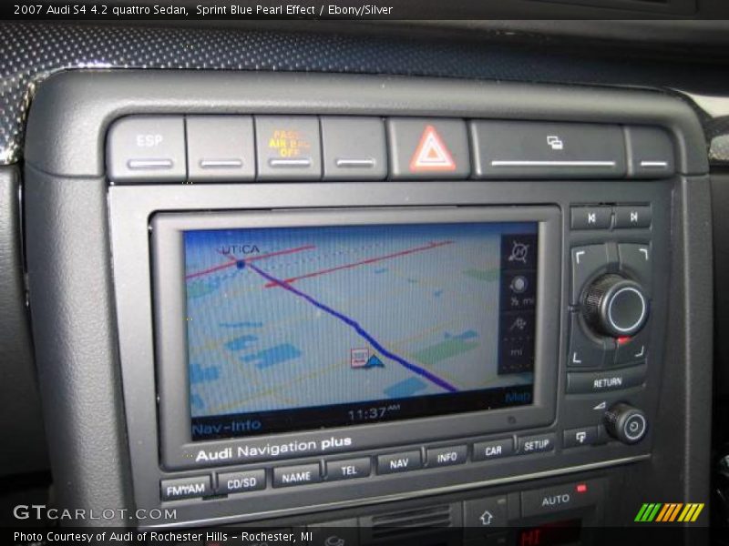 Navigation of 2007 S4 4.2 quattro Sedan