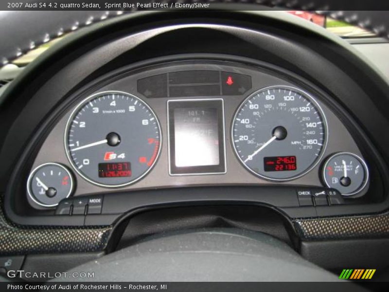  2007 S4 4.2 quattro Sedan 4.2 quattro Sedan Gauges