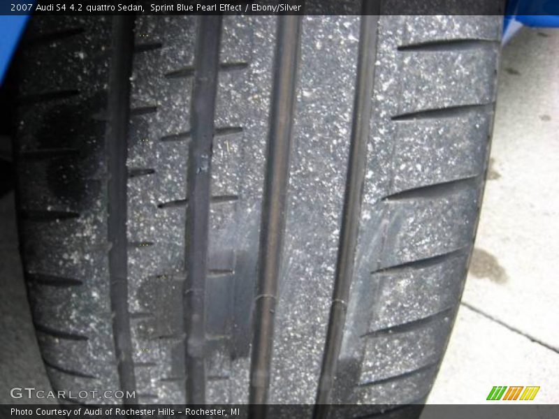 Sprint Blue Pearl Effect / Ebony/Silver 2007 Audi S4 4.2 quattro Sedan