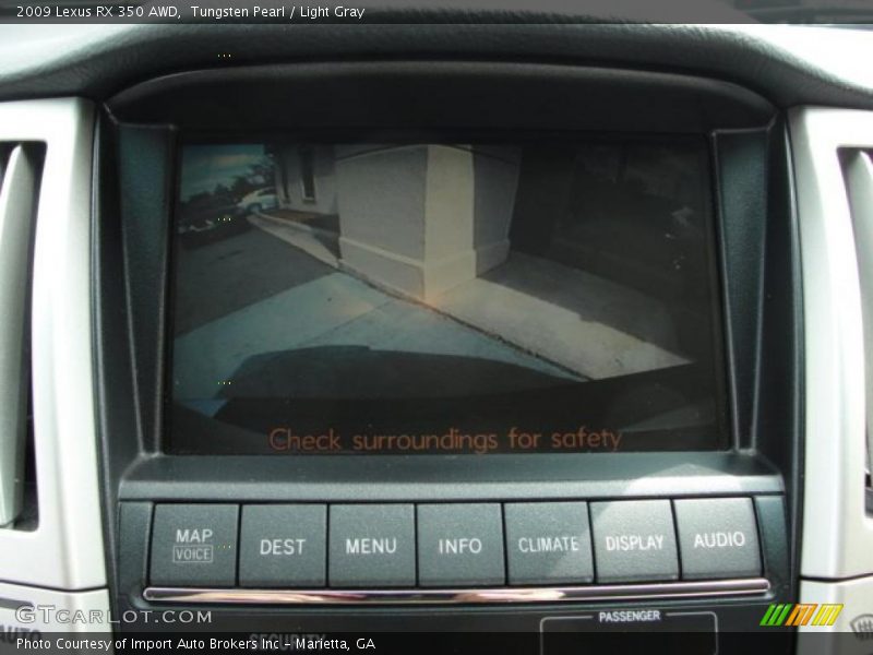 Tungsten Pearl / Light Gray 2009 Lexus RX 350 AWD