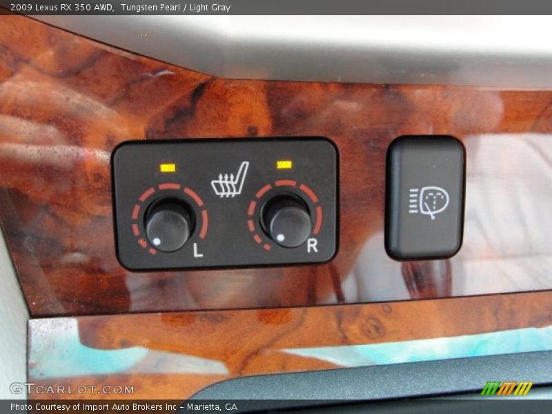 Tungsten Pearl / Light Gray 2009 Lexus RX 350 AWD