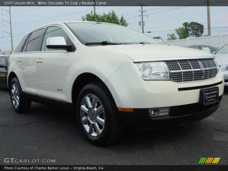 White Chocolate Tri Coat / Medium Camel 2007 Lincoln MKX