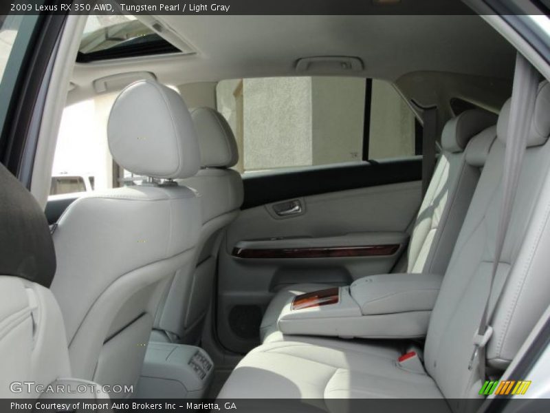 Tungsten Pearl / Light Gray 2009 Lexus RX 350 AWD