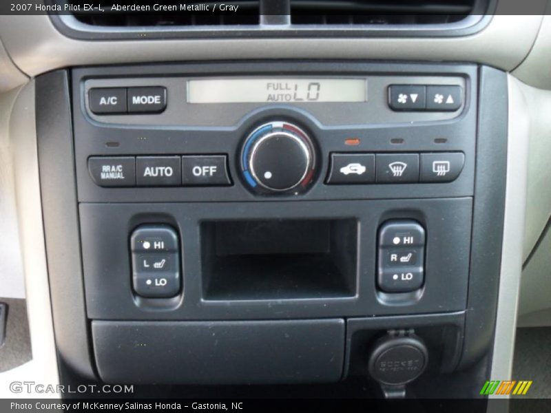 Aberdeen Green Metallic / Gray 2007 Honda Pilot EX-L
