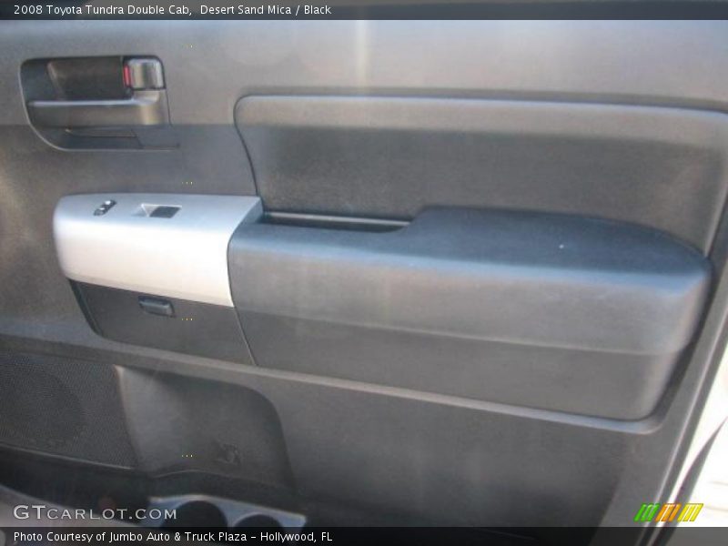 Desert Sand Mica / Black 2008 Toyota Tundra Double Cab