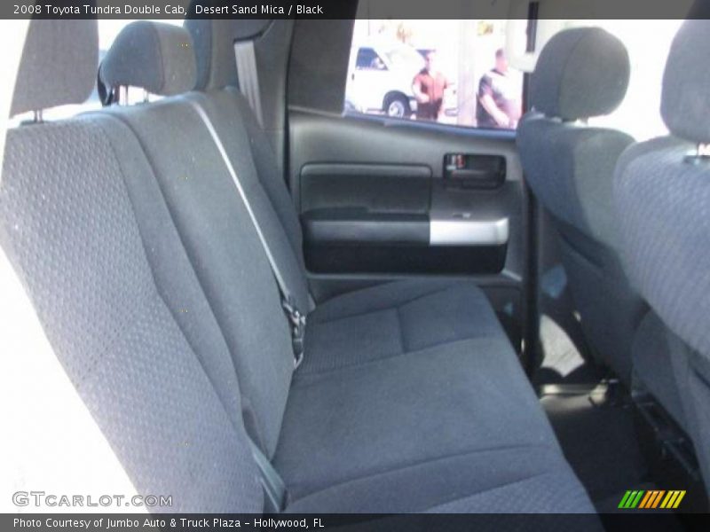 Desert Sand Mica / Black 2008 Toyota Tundra Double Cab