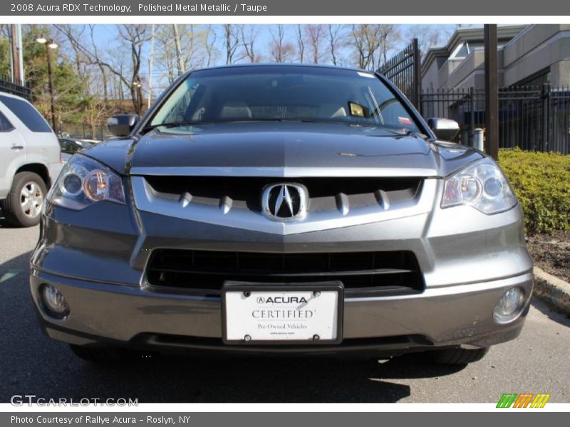 Polished Metal Metallic / Taupe 2008 Acura RDX Technology