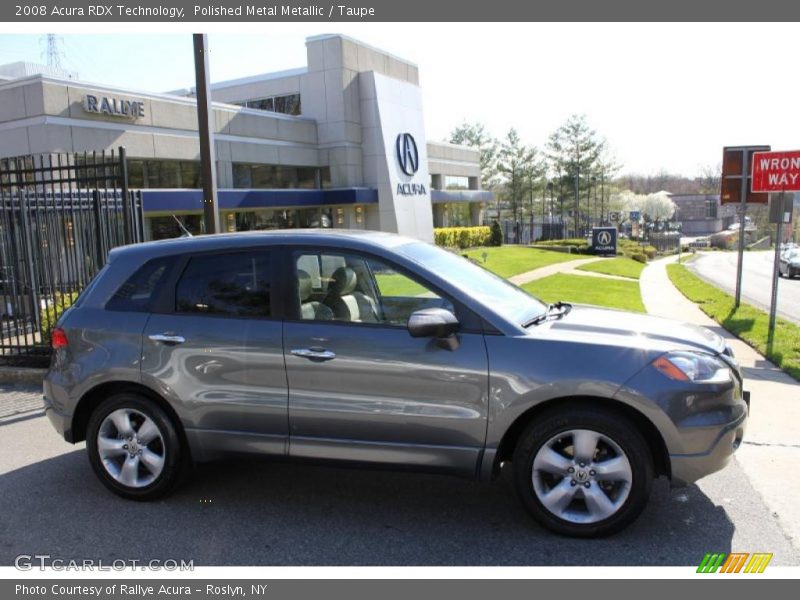 Polished Metal Metallic / Taupe 2008 Acura RDX Technology