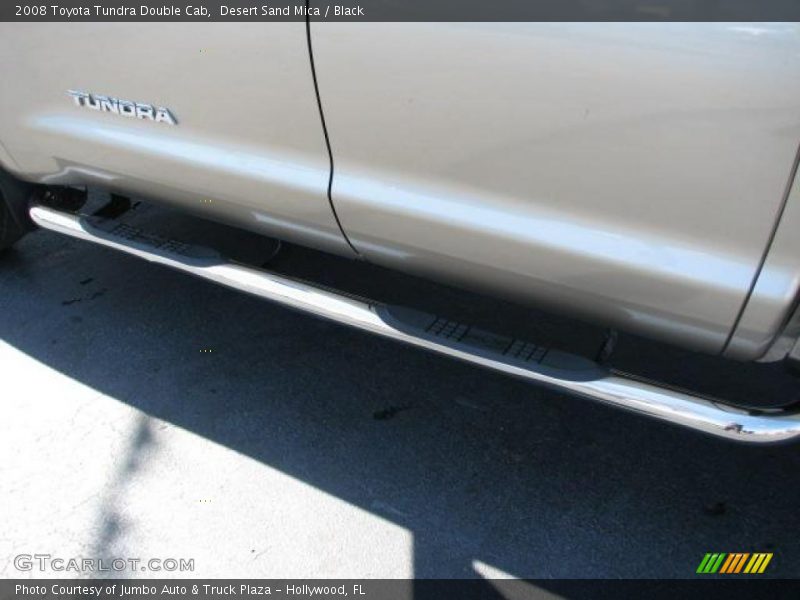 Desert Sand Mica / Black 2008 Toyota Tundra Double Cab