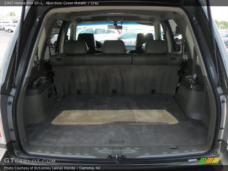 Aberdeen Green Metallic / Gray 2007 Honda Pilot EX-L