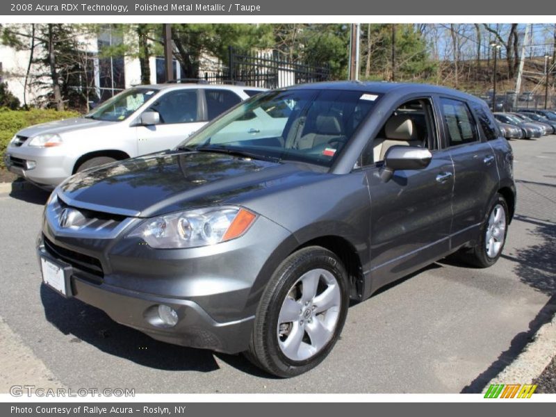 Polished Metal Metallic / Taupe 2008 Acura RDX Technology