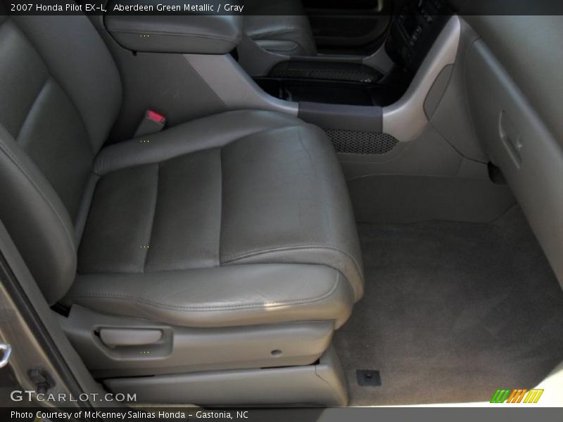Aberdeen Green Metallic / Gray 2007 Honda Pilot EX-L