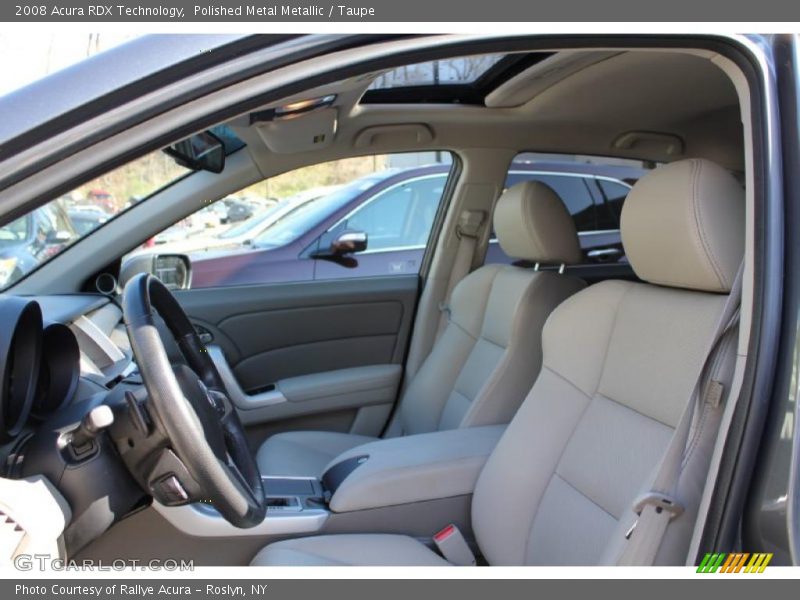 Polished Metal Metallic / Taupe 2008 Acura RDX Technology