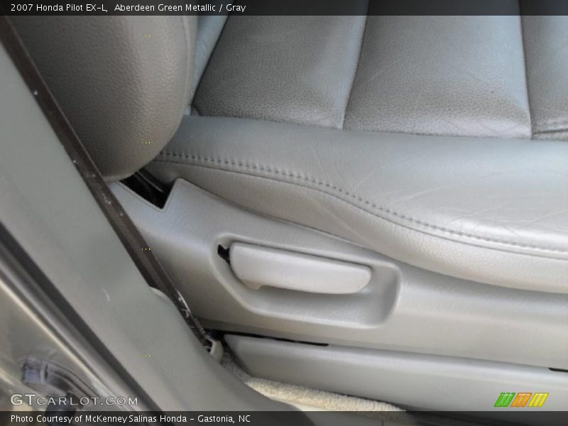Aberdeen Green Metallic / Gray 2007 Honda Pilot EX-L