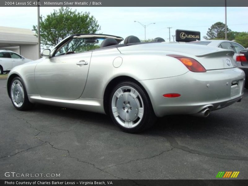 Millennium Silver Metallic / Black 2004 Lexus SC 430