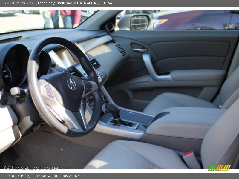 Polished Metal Metallic / Taupe 2008 Acura RDX Technology