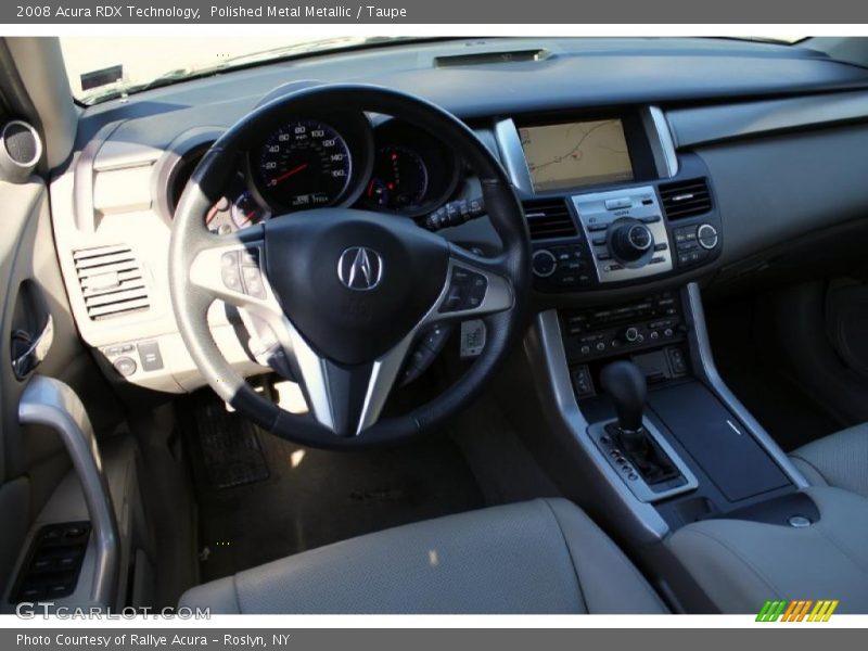 Polished Metal Metallic / Taupe 2008 Acura RDX Technology