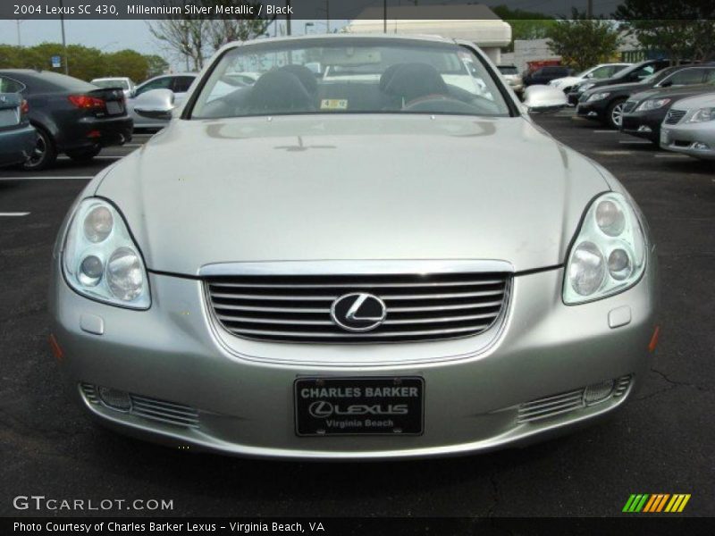 Millennium Silver Metallic / Black 2004 Lexus SC 430