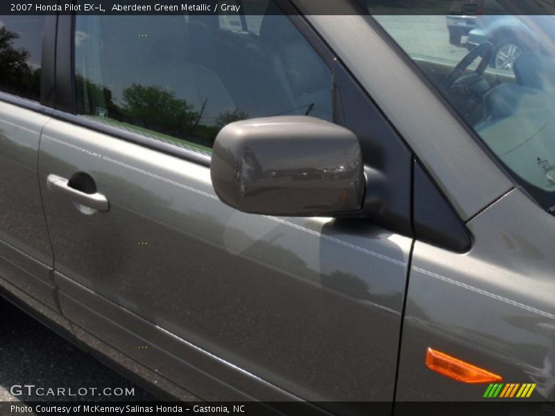 Aberdeen Green Metallic / Gray 2007 Honda Pilot EX-L