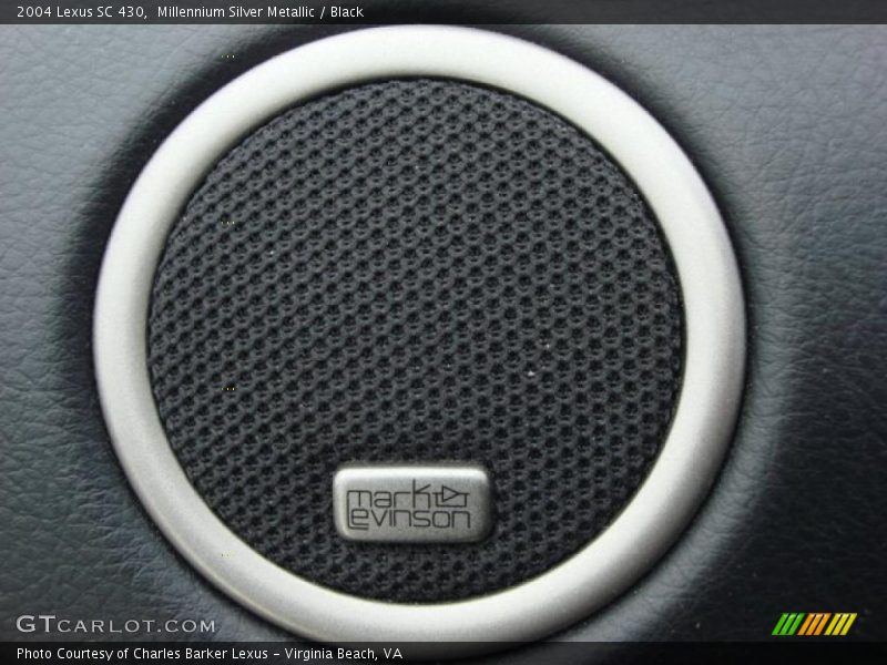 Millennium Silver Metallic / Black 2004 Lexus SC 430