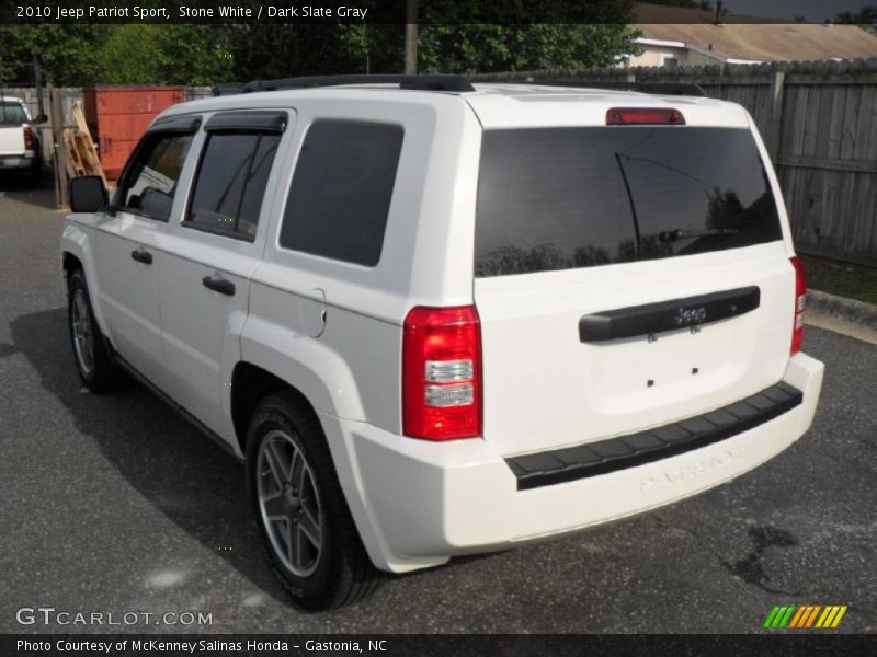 Stone White / Dark Slate Gray 2010 Jeep Patriot Sport